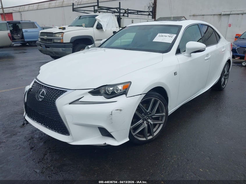 2015 Lexus Is VIN JTHBF1D22F5081389 IAAI salvage auction — RIGHT SIDE, Wait Title, sold $5,100 on 2026-07-23 (photo 2)
