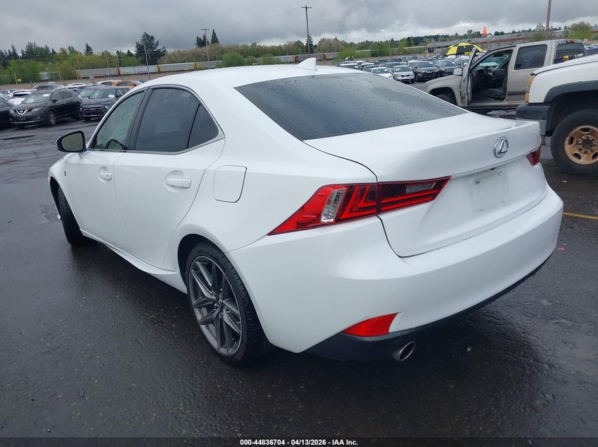 2015 Lexus Is VIN JTHBF1D22F5081389 IAAI salvage auction — RIGHT SIDE, Wait Title, sold $5,100 on 2026-07-23 (photo 3)