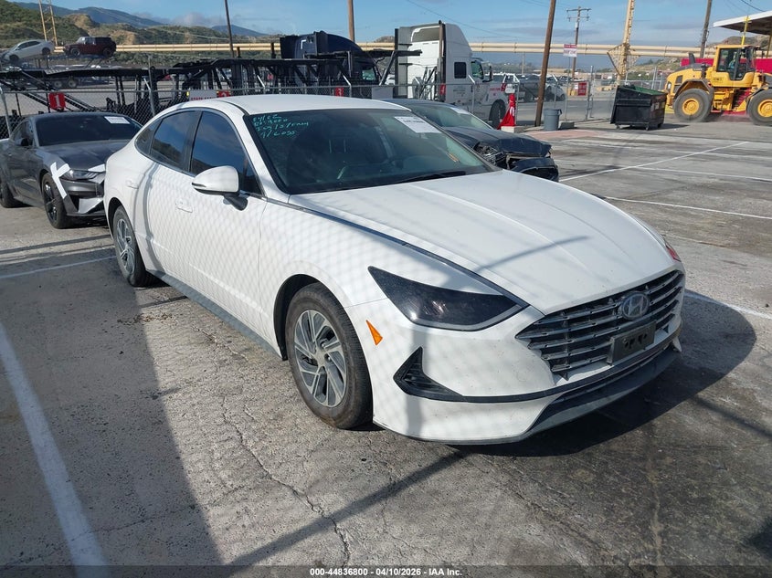 2021 Hyundai Sonata VIN KMHL24JJ6MA035367 IAAI salvage auction — LEFT SIDE, Salvage Title, sold $3,750 on 2026-07-08 (photo 1)