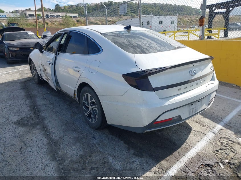 2021 Hyundai Sonata VIN KMHL24JJ6MA035367 IAAI salvage auction — LEFT SIDE, Salvage Title, sold $3,750 on 2026-07-08 (photo 3)