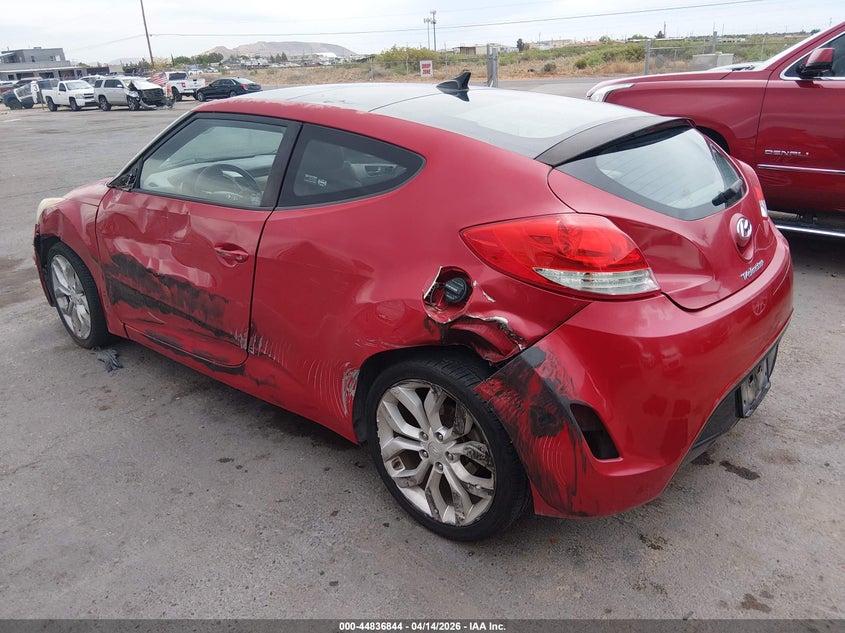 2013 Hyundai Veloster VIN KMHTC6AD5DU135736 IAAI salvage auction — LEFT SIDE, Wait Title, sold $1,050 on 2026-07-22 (photo 3)