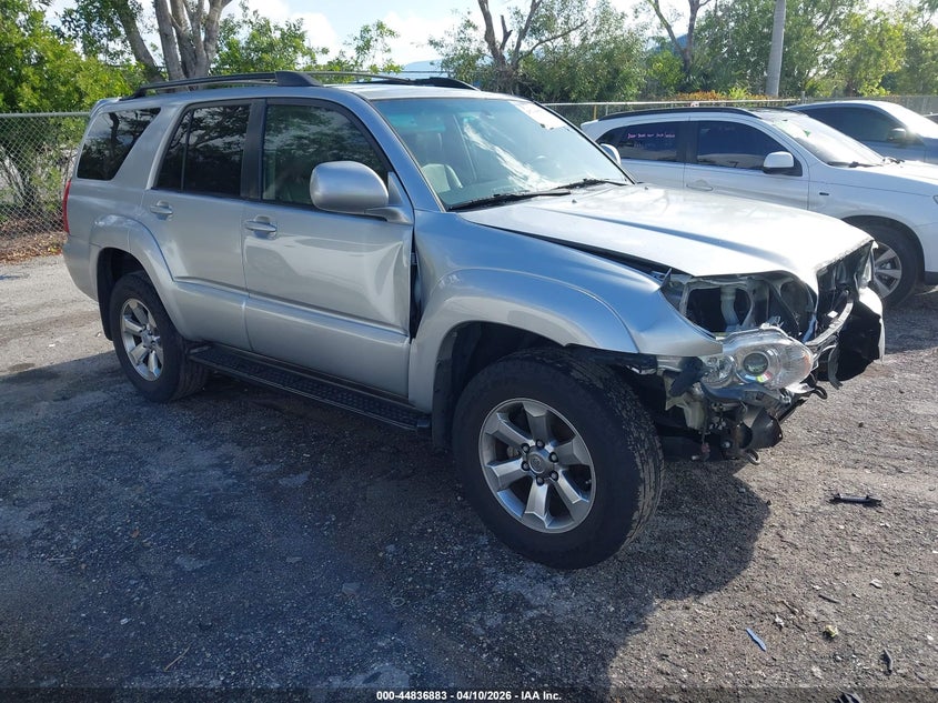 2006 Toyota 4runner VIN JTEZU17R268048188 IAAI salvage auction — FRONT END, Rebuildable (Florida), sold $3,400 on 2026-07-06 (photo 1)