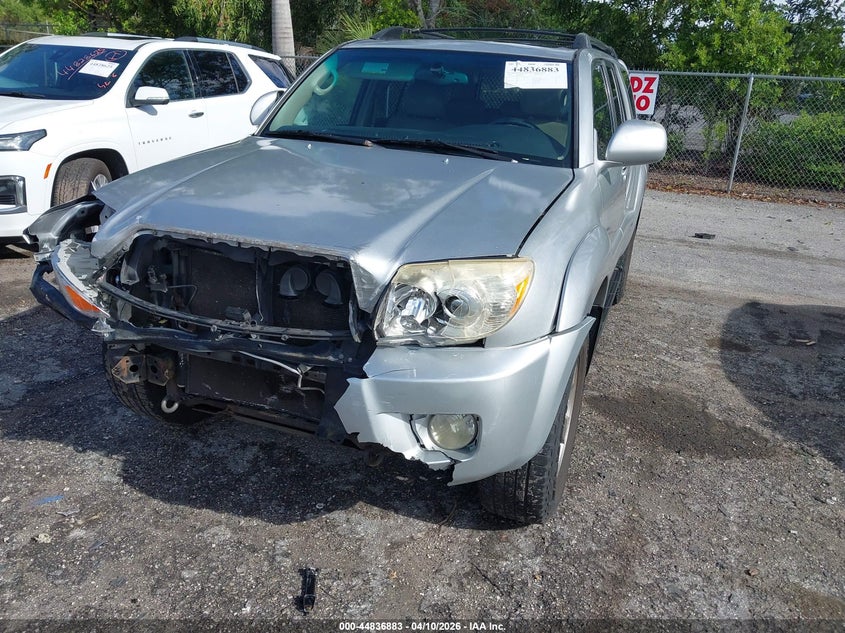 2006 Toyota 4runner VIN JTEZU17R268048188 IAAI salvage auction — FRONT END, Rebuildable (Florida), sold $3,400 on 2026-07-06 (photo 6)