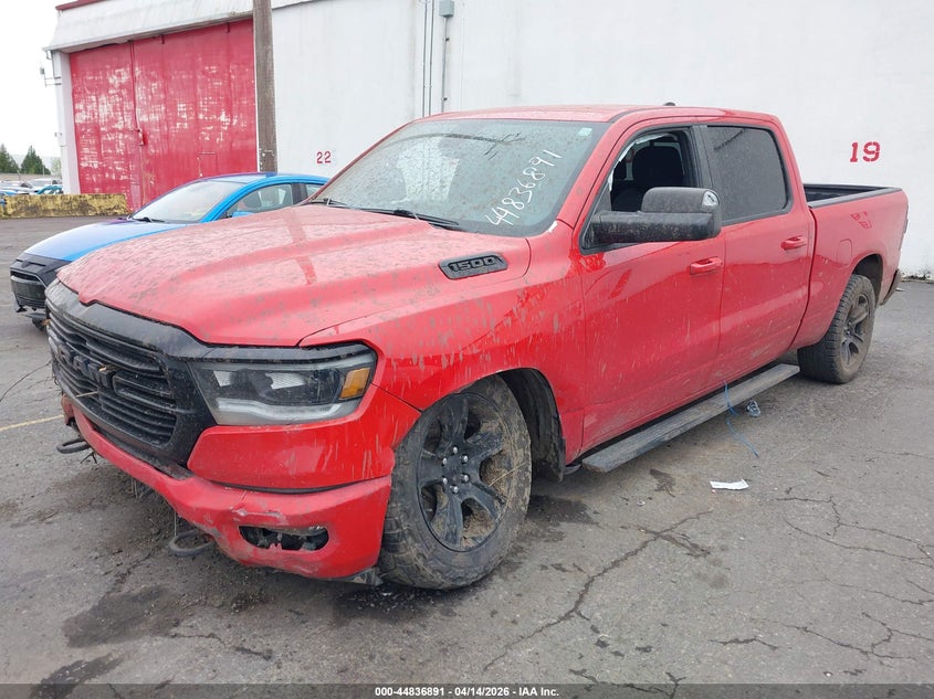 2021 Ram 1500 VIN 1C6SRFMT9MN659040 IAAI salvage auction — ALL OVER, Salvage (Oregon), sold $7,400 on 2026-08-29 (photo 2)