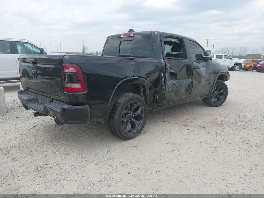 2021 Ram 1500 VIN 1C6SRFHM1MN626293 IAAI salvage auction — FRONT END, Salvage Title, sold $8,100 on 2026-08-29 (photo 4)