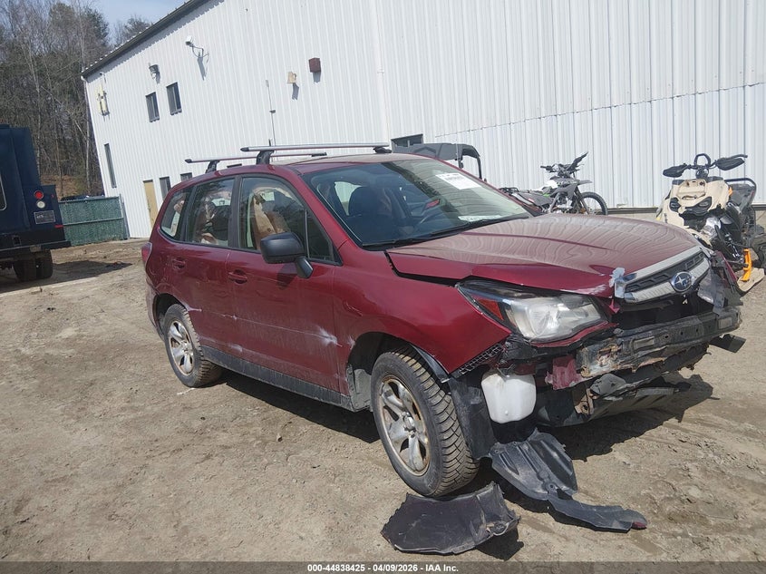2017 Subaru Forester VIN JF2SJAAC5HG477323 IAAI salvage auction — FRONT & REAR, Salvage (Vermont), sold $225 on 2026-07-23 (photo 1)