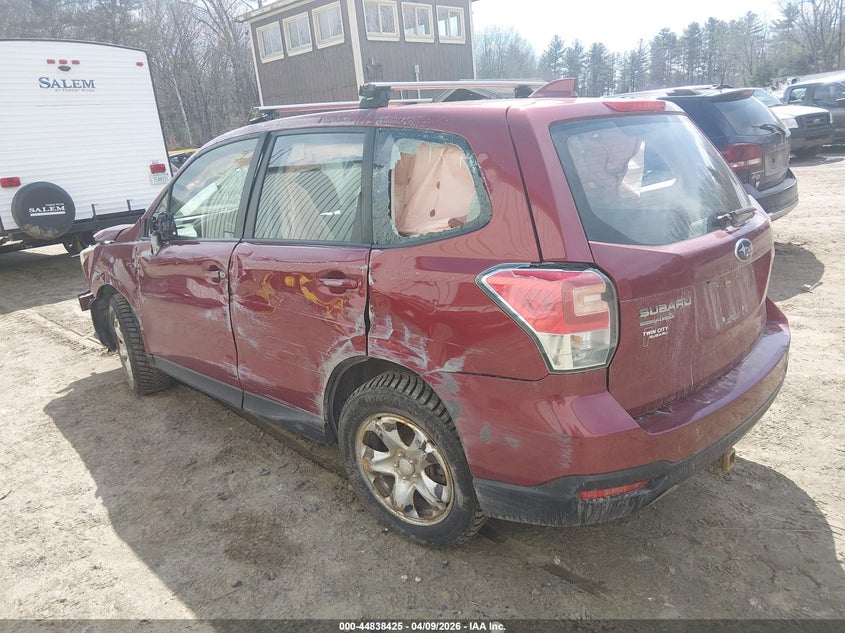 2017 Subaru Forester VIN JF2SJAAC5HG477323 IAAI salvage auction — FRONT & REAR, Salvage (Vermont), sold $225 on 2026-07-23 (photo 3)
