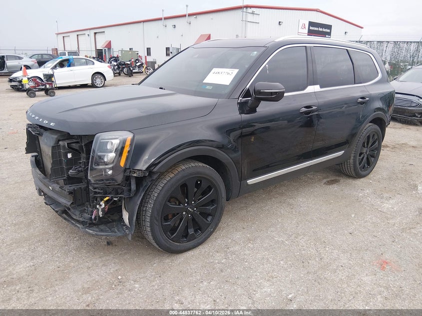 2022 Kia Telluride VIN 5XYP34HC7NG258187 IAAI salvage auction — FRONT END, Clear (Kansas), sold $6,000 on 2026-07-10 (photo 2)