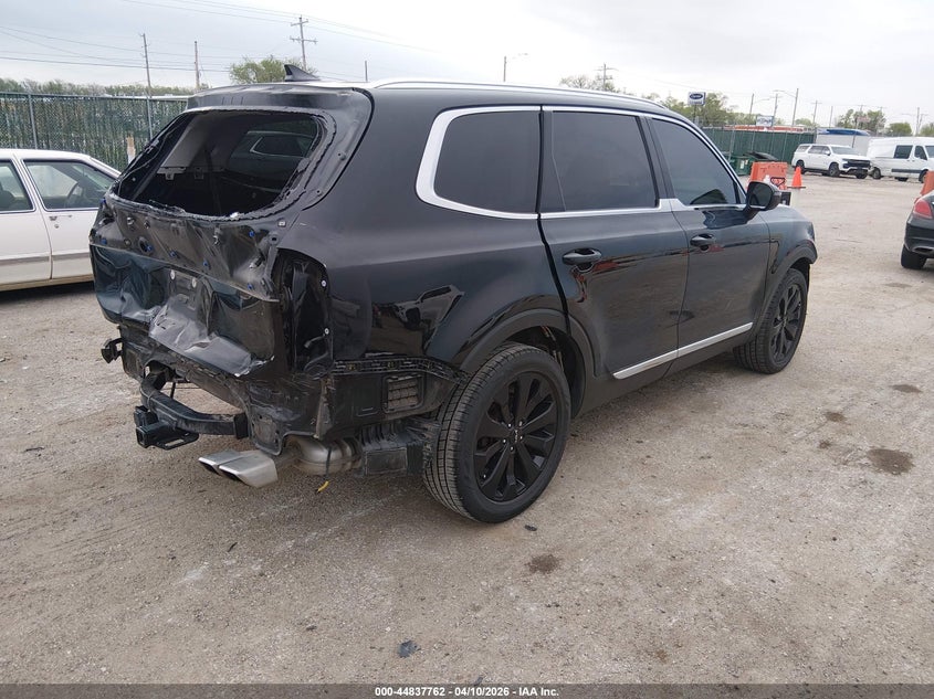2022 Kia Telluride VIN 5XYP34HC7NG258187 IAAI salvage auction — FRONT END, Clear (Kansas), sold $6,000 on 2026-07-10 (photo 4)