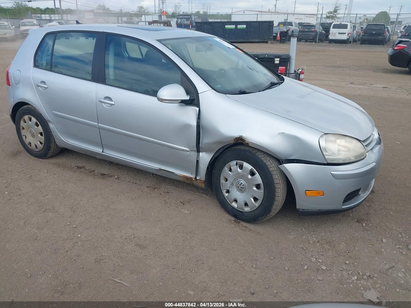 2007 Volkswagen Rabbit VIN WVWDS71K47W029545 IAAI salvage auction — SIDE, Salvage (New Jersey), sold $250 on 2026-07-16 (photo 1)