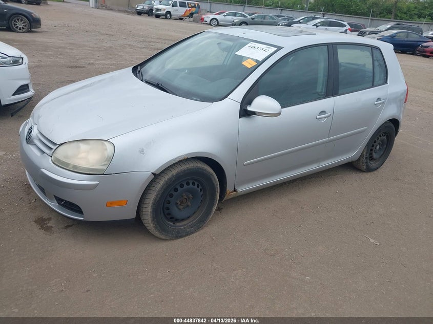 2007 Volkswagen Rabbit VIN WVWDS71K47W029545 IAAI salvage auction — SIDE, Salvage (New Jersey), sold $250 on 2026-07-16 (photo 2)