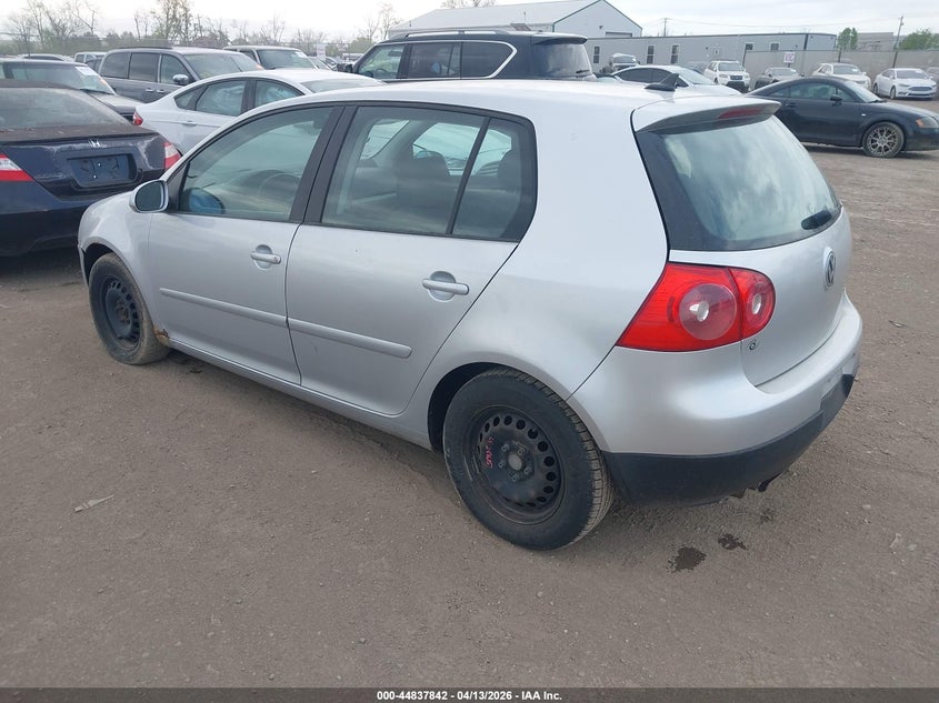 2007 Volkswagen Rabbit VIN WVWDS71K47W029545 IAAI salvage auction — SIDE, Salvage (New Jersey), sold $250 on 2026-07-16 (photo 3)