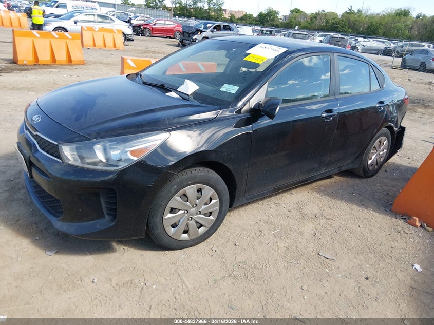 2018 Kia Rio VIN 3KPA24AB9JE125478 IAAI salvage auction — REAR END, Wait Title, sold $925 on 2026-07-09 (photo 2)
