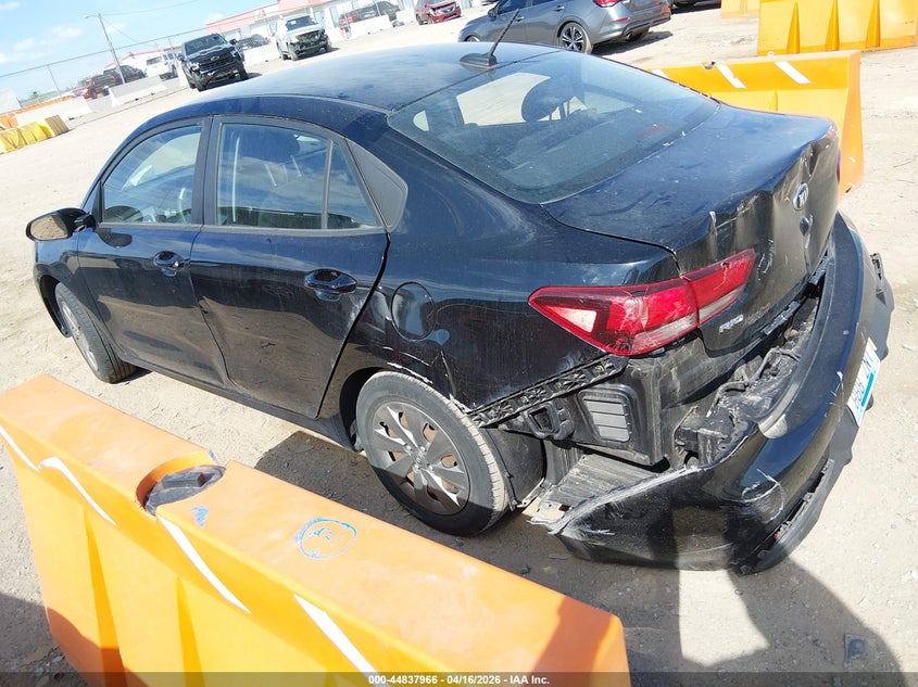2018 Kia Rio VIN 3KPA24AB9JE125478 IAAI salvage auction — REAR END, Wait Title, sold $925 on 2026-07-09 (photo 3)