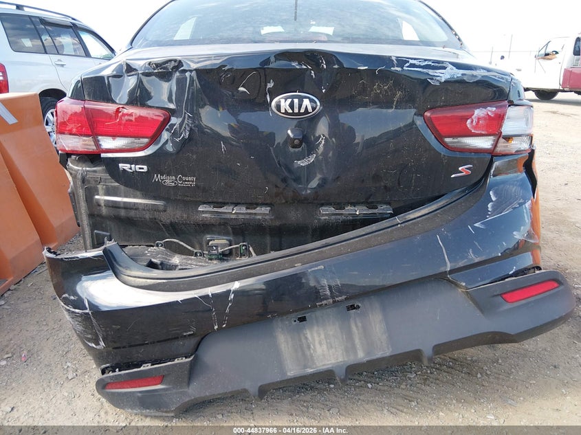 2018 Kia Rio VIN 3KPA24AB9JE125478 IAAI salvage auction — REAR END, Wait Title, sold $925 on 2026-07-09 (photo 6)