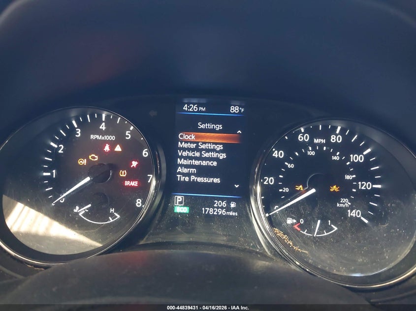 2019 Nissan Rogue VIN JN8AT2MV1KW398496 IAAI salvage auction — FRONT END, Salvage (North Carolina), sold $1,100 on 2026-07-16 (photo 7)