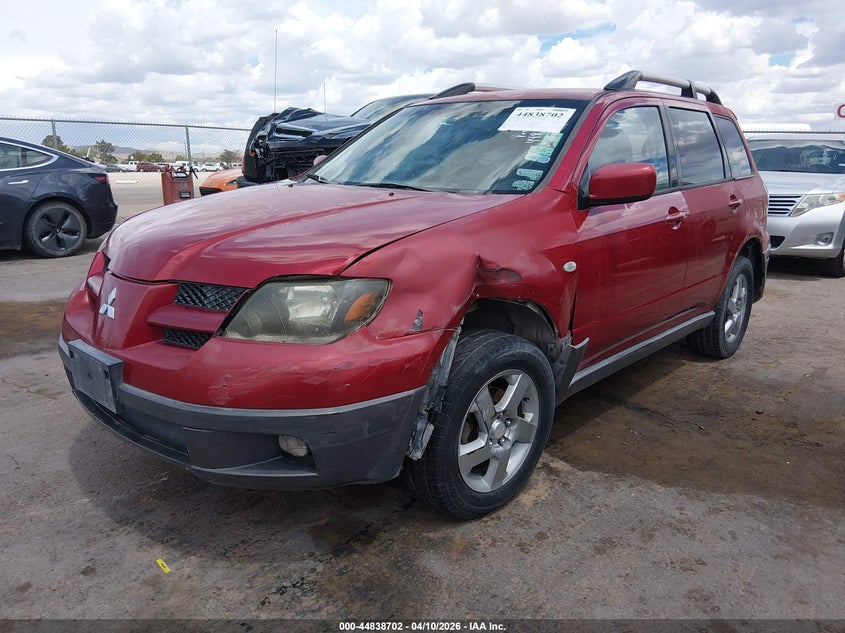 2003 Mitsubishi Outlander VIN JA4LX41G03U094464 IAAI salvage auction — LEFT FRONT, Salvage (Texas), sold $475 on 2026-07-08 (photo 2)