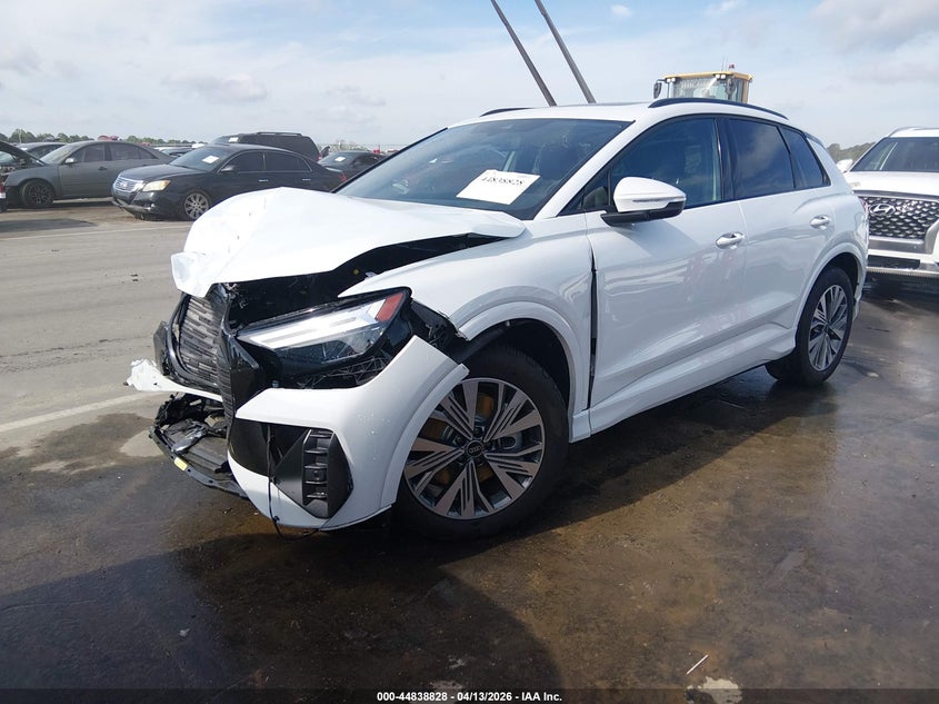 2025 Audi Q4 e-tron VIN WA1A5BFZ1SP044214 IAAI salvage auction — FRONT END, Salvage Title, sold $8,550 on 2026-07-08 (photo 2)