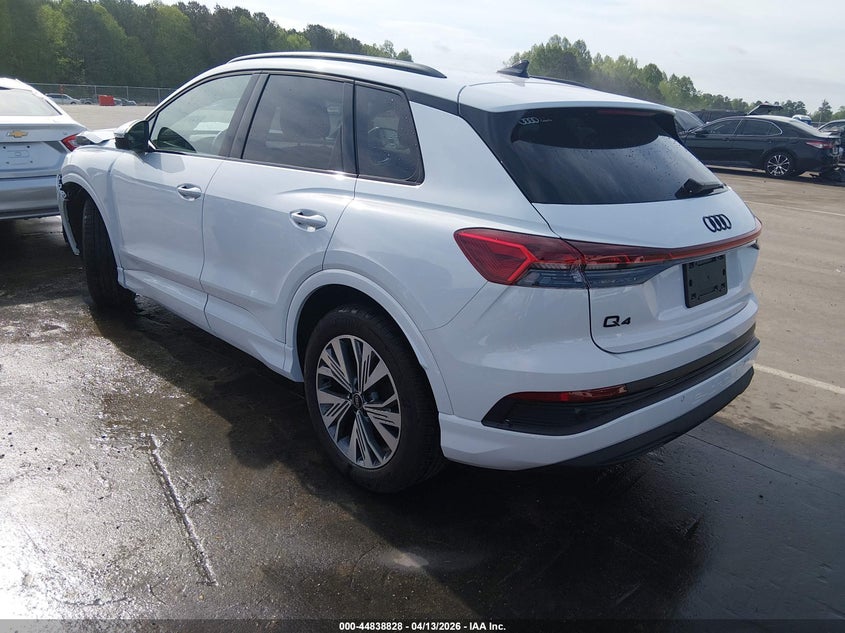 2025 Audi Q4 e-tron VIN WA1A5BFZ1SP044214 IAAI salvage auction — FRONT END, Salvage Title, sold $8,550 on 2026-07-08 (photo 3)