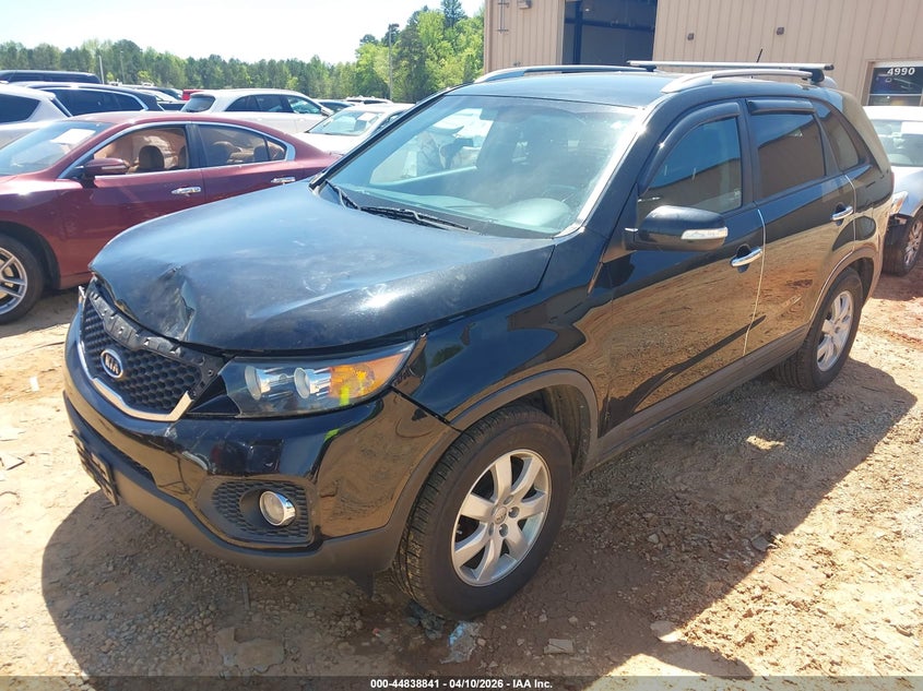 2013 Kia Sorento VIN 5XYKT4A63DG345873 IAAI salvage auction — FRONT END, Salvage Title, sold $750 on 2026-07-06 (photo 2)