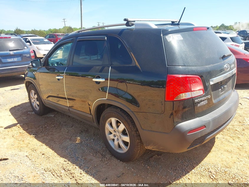 2013 Kia Sorento VIN 5XYKT4A63DG345873 IAAI salvage auction — FRONT END, Salvage Title, sold $750 on 2026-07-06 (photo 3)