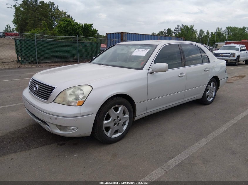2003 Lexus Ls VIN JTHBN30F530119374 IAAI salvage auction — LEFT REAR, Salvage (Mississippi), sold $900 on 2026-08-01 (photo 2)