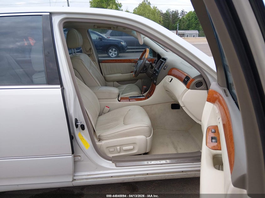 2003 Lexus Ls VIN JTHBN30F530119374 IAAI salvage auction — LEFT REAR, Salvage (Mississippi), sold $900 on 2026-08-01 (photo 5)