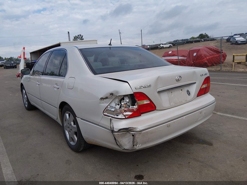 2003 Lexus Ls VIN JTHBN30F530119374 IAAI salvage auction — LEFT REAR, Salvage (Mississippi), sold $900 on 2026-08-01 (photo 6)