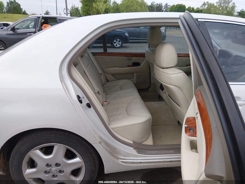 2003 Lexus Ls VIN JTHBN30F530119374 IAAI salvage auction — LEFT REAR, Salvage (Mississippi), sold $900 on 2026-08-01 (photo 8)
