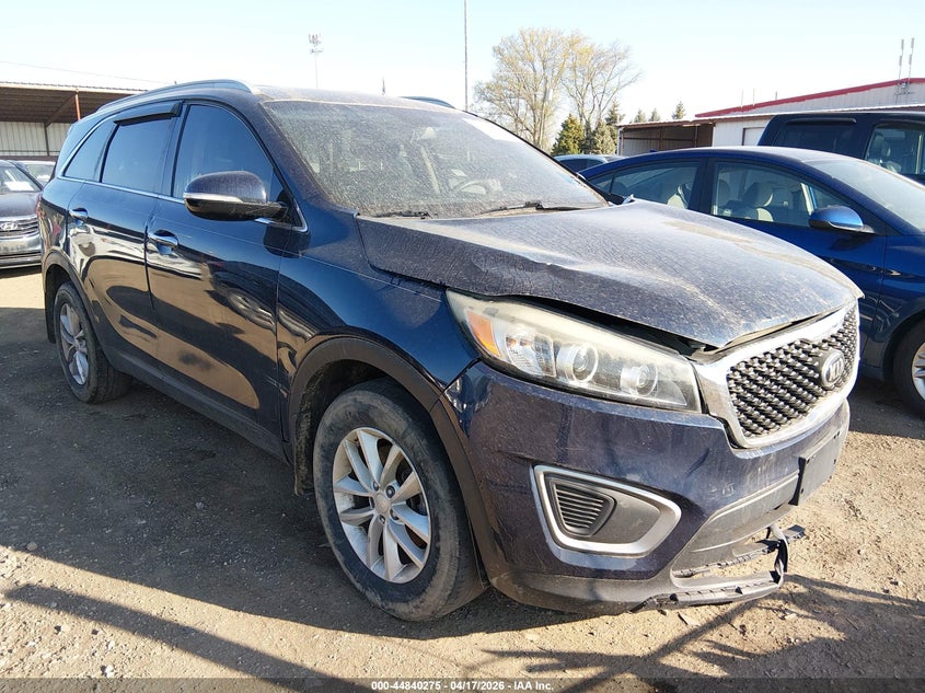 2016 Kia Sorento VIN 5XYPG4A33GG156192 IAAI salvage auction — LEFT FRONT, Salvage Title, sold $1,650 on 2026-07-08 (photo 1)