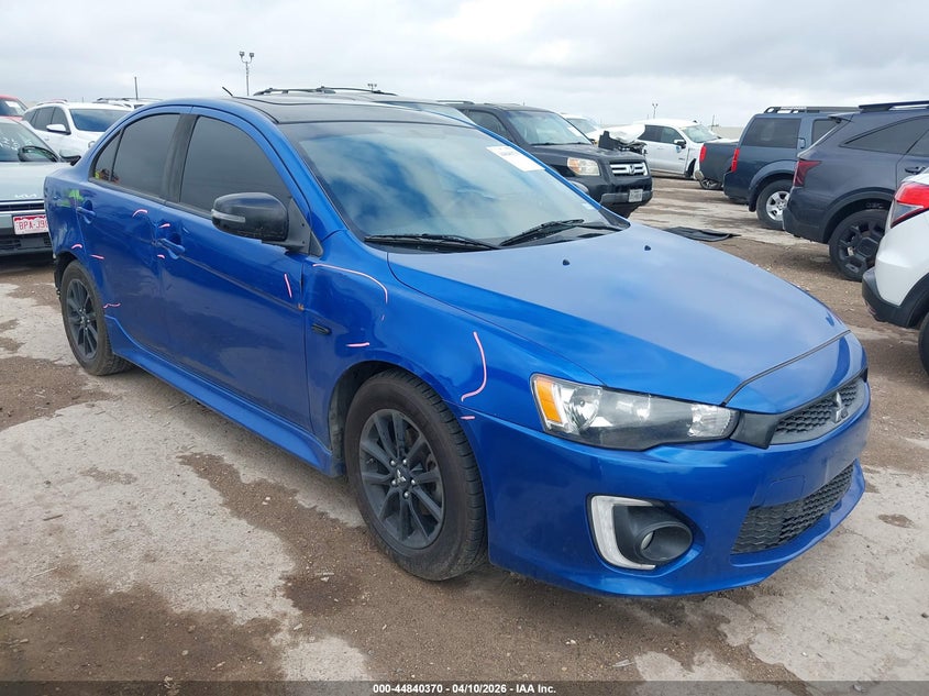 2017 Mitsubishi Lancer VIN JA32U2FU2HU014343 IAAI salvage auction — FRONT & REAR, Original (Texas), sold $1,675 on 2026-07-20 (photo 1)