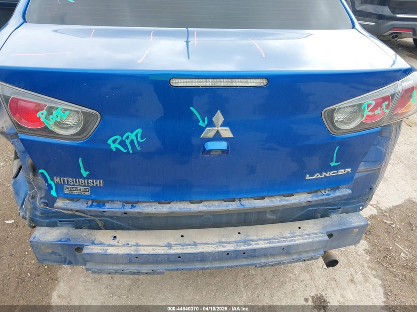 2017 Mitsubishi Lancer VIN JA32U2FU2HU014343 IAAI salvage auction — FRONT & REAR, Original (Texas), sold $1,675 on 2026-07-20 (photo 6)