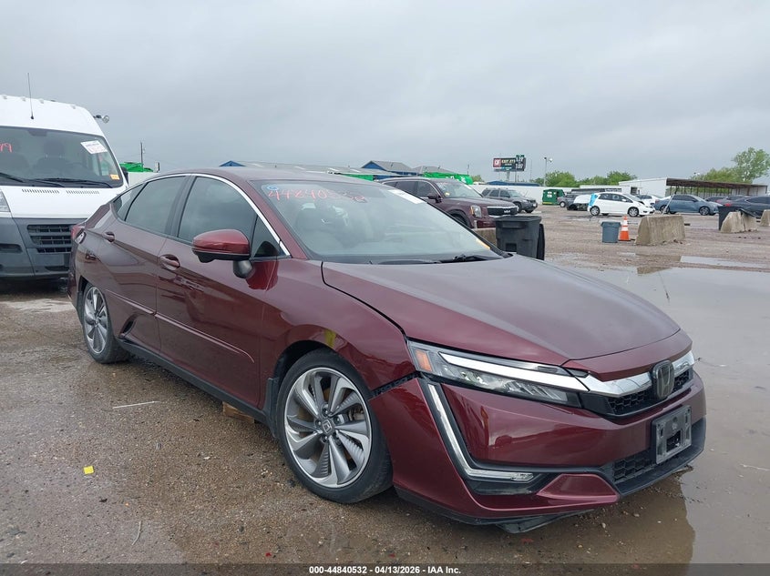 2018 Honda Clarity VIN JHMZC5F38JC022548 IAAI salvage auction — LEFT FRONT, Salvage Title, sold $1,400 on 2026-07-08 (photo 1)