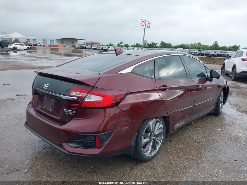 2018 Honda Clarity VIN JHMZC5F38JC022548 IAAI salvage auction — LEFT FRONT, Salvage Title, sold $1,400 on 2026-07-08 (photo 4)