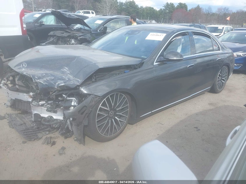2022 Mercedes-benz S class VIN W1K6G7GB3NA144011 IAAI salvage auction — FRONT END, Salvage (Massachusetts), sold $25,350 on 2026-07-20 (photo 2)