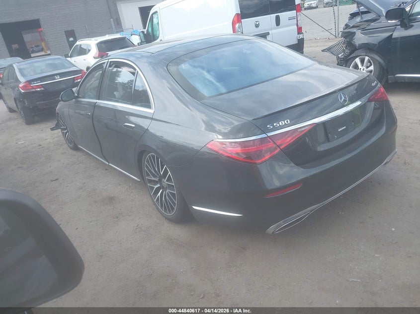2022 Mercedes-benz S class VIN W1K6G7GB3NA144011 IAAI salvage auction — FRONT END, Salvage (Massachusetts), sold $25,350 on 2026-07-20 (photo 3)
