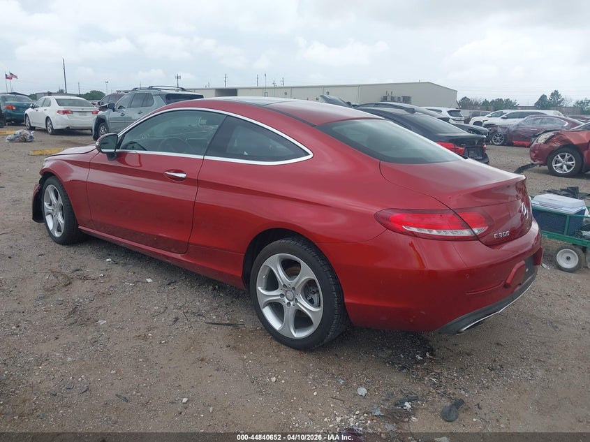 2017 Mercedes-benz C-klasse VIN WDDWJ4KB1HF328507 IAAI salvage auction — RIGHT SIDE, Original (Texas), sold $2,550 on 2026-07-09 (photo 3)