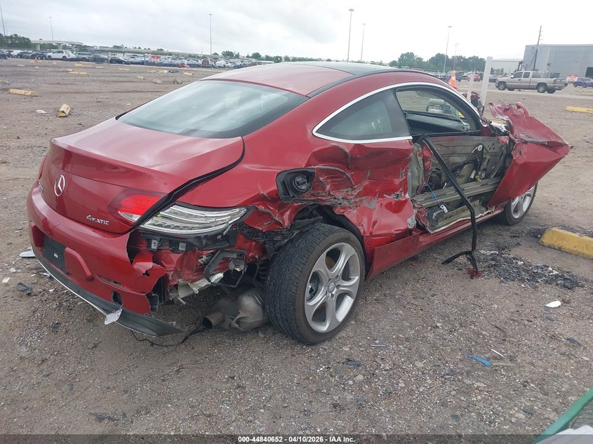 2017 Mercedes-benz C-klasse VIN WDDWJ4KB1HF328507 IAAI salvage auction — RIGHT SIDE, Original (Texas), sold $2,550 on 2026-07-09 (photo 4)