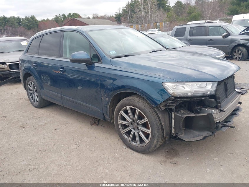 2018 Audi Q7 VIN WA1LAAF78JD039427 IAAI salvage auction — FRONT END, Salvage (Massachusetts), sold $6,300 on 2026-07-10 (photo 1)