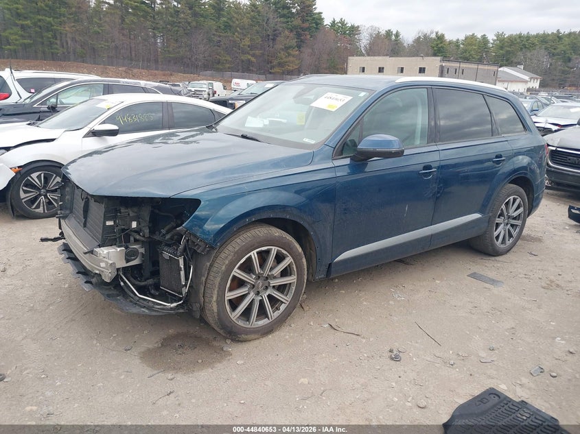 2018 Audi Q7 VIN WA1LAAF78JD039427 IAAI salvage auction — FRONT END, Salvage (Massachusetts), sold $6,300 on 2026-07-10 (photo 2)