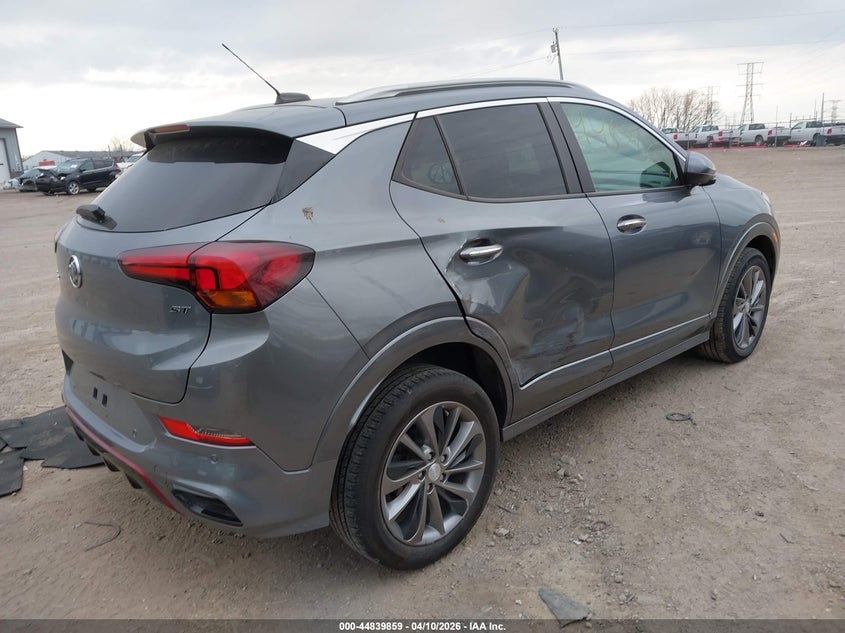2021 Buick Encore gx VIN KL4MMESL5MB037141 IAAI salvage auction — RIGHT SIDE, Salvage Title, sold $6,300 on 2026-07-08 (photo 4)