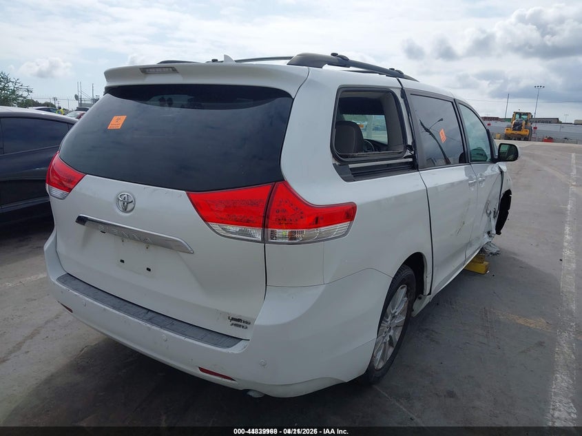 2011 Toyota Sienna VIN 5TDDK3DC8BS005593 IAAI salvage auction — FRONT & REAR, Salvage (California), sold $600 on 2026-07-15 (photo 4)