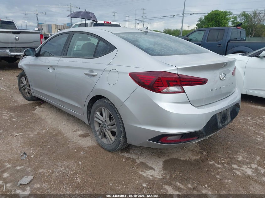 2019 Hyundai Elantra VIN KMHD84LF6KU889203 IAAI salvage auction — FRONT END, Salvage Title, sold $1,950 on 2026-07-13 (photo 3)