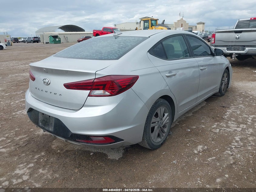 2019 Hyundai Elantra VIN KMHD84LF6KU889203 IAAI salvage auction — FRONT END, Salvage Title, sold $1,950 on 2026-07-13 (photo 4)