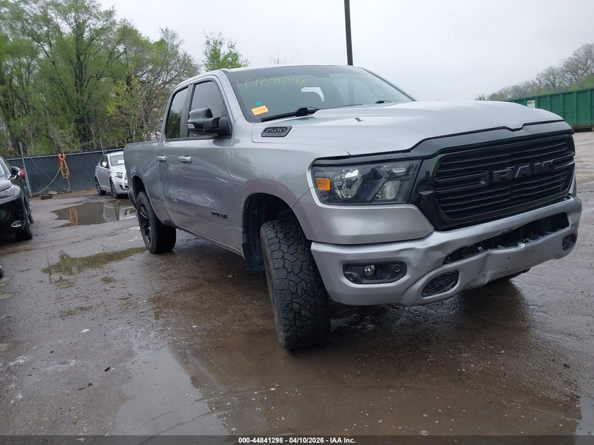 2021 Ram 1500 VIN 1C6SRFBT1MN782415 IAAI salvage auction — FRONT END, Salvage (Missouri), sold $9,150 on 2026-07-29 (photo 1)