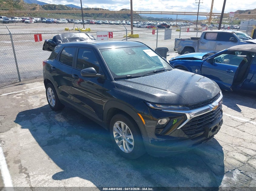 2024 Chevrolet Trailblazer VIN KL79MMSL3RB113739 IAAI salvage auction — REAR END, Wait Title, sold $4,150 on 2026-07-08 (photo 1)