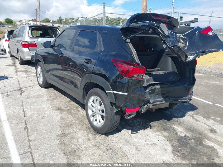 2024 Chevrolet Trailblazer VIN KL79MMSL3RB113739 IAAI salvage auction — REAR END, Wait Title, sold $4,150 on 2026-07-08 (photo 3)