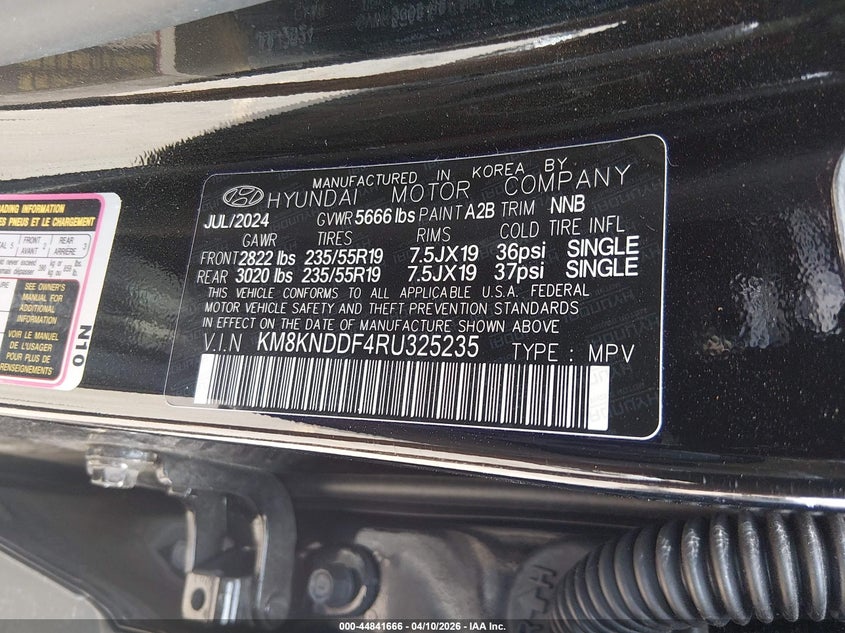2024 Hyundai Ioniq 5 VIN KM8KNDDF4RU325235 IAAI salvage auction — RIGHT SIDE, Salvage (Colorado), sold $8,300 on 2026-07-23 (photo 9)