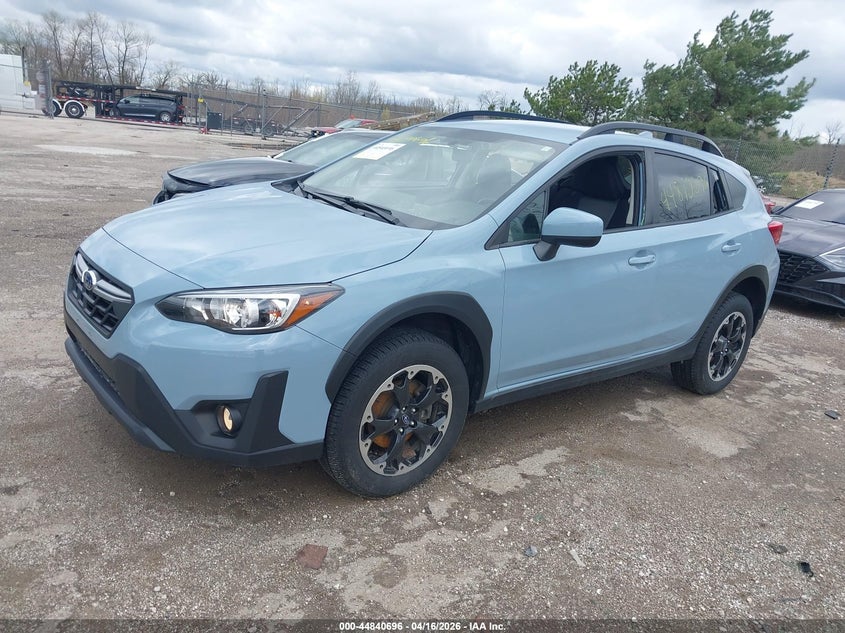 2022 Subaru Xv VIN JF2GTAPC8NH228687 IAAI salvage auction — HAIL, Wait Title, sold $7,375 on 2026-07-21 (photo 2)