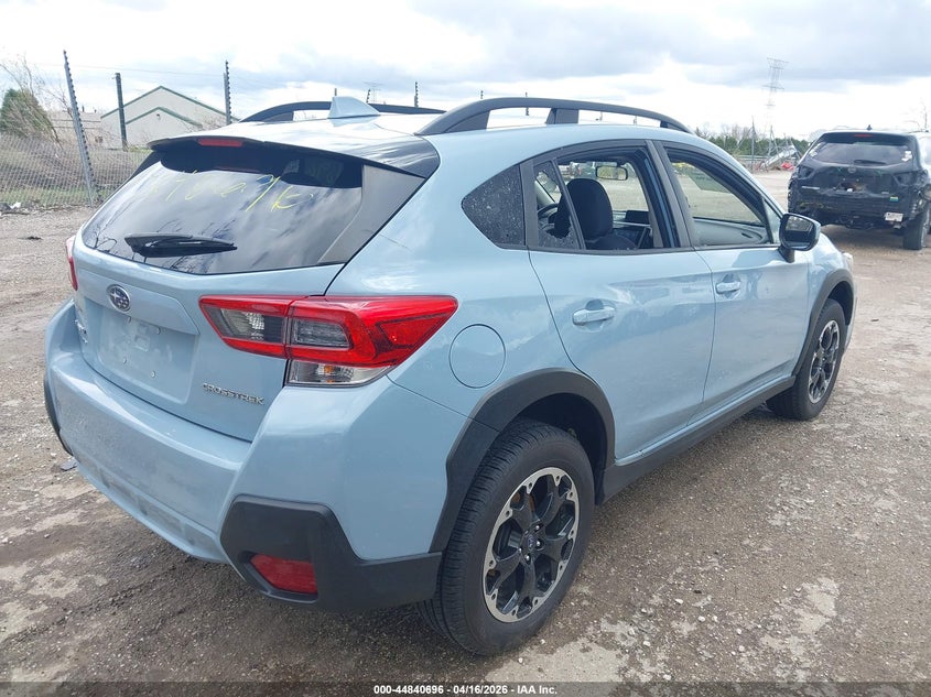 2022 Subaru Xv VIN JF2GTAPC8NH228687 IAAI salvage auction — HAIL, Wait Title, sold $7,375 on 2026-07-21 (photo 4)